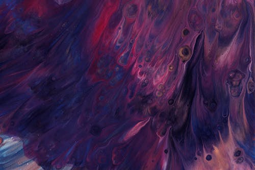 Free Purple and Black Abstract Painting Stock Photo