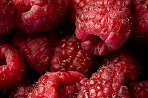Close up of Raspberries