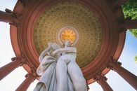 White Angel Statue Inside Building