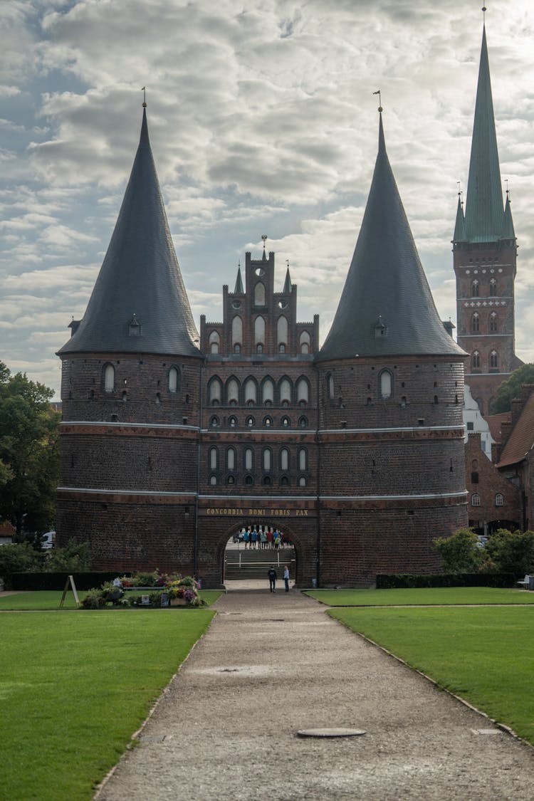 Gothic Brick Construction Of Medieval Gates