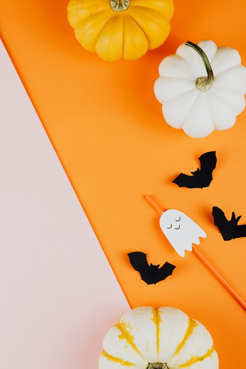 Free Halloween Flat Lay Stock Photo