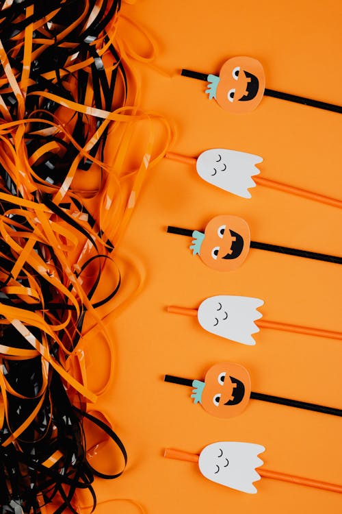 Free Orange and White Electric Wires Stock Photo