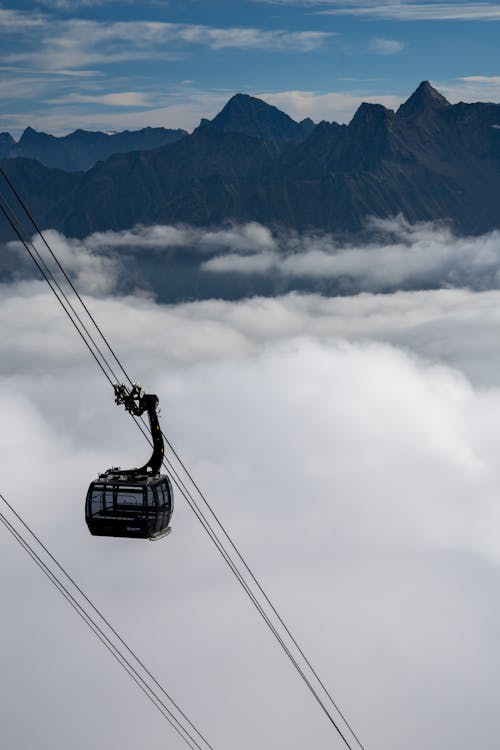 Cable Car over Sea of Clouds 
