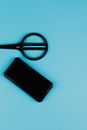 Scissors and Cellphone