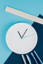 White Analog Watch at 10 00