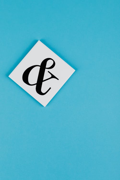 Immagine gratuita di ampersand, firma, graphic design