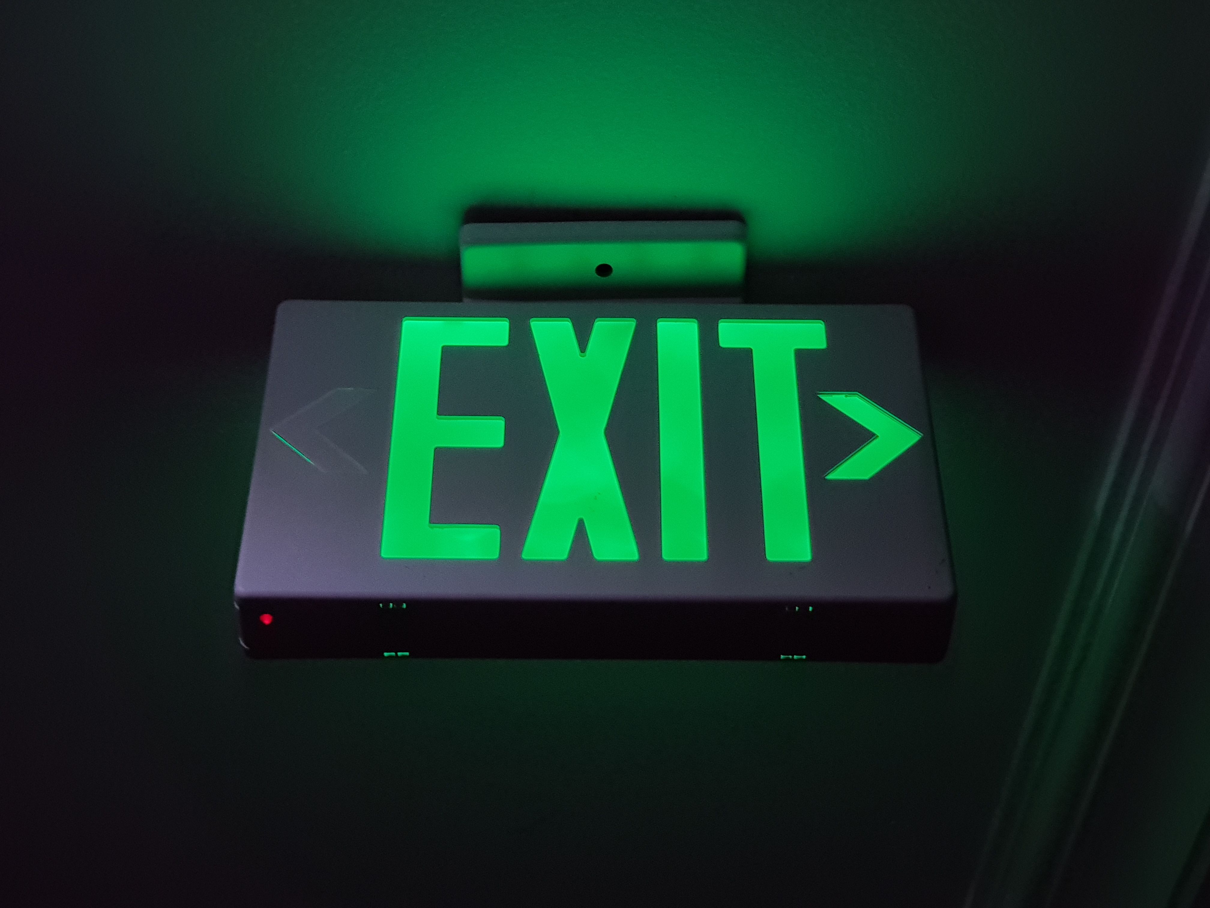Lighted Running Signage · Free Stock Photo