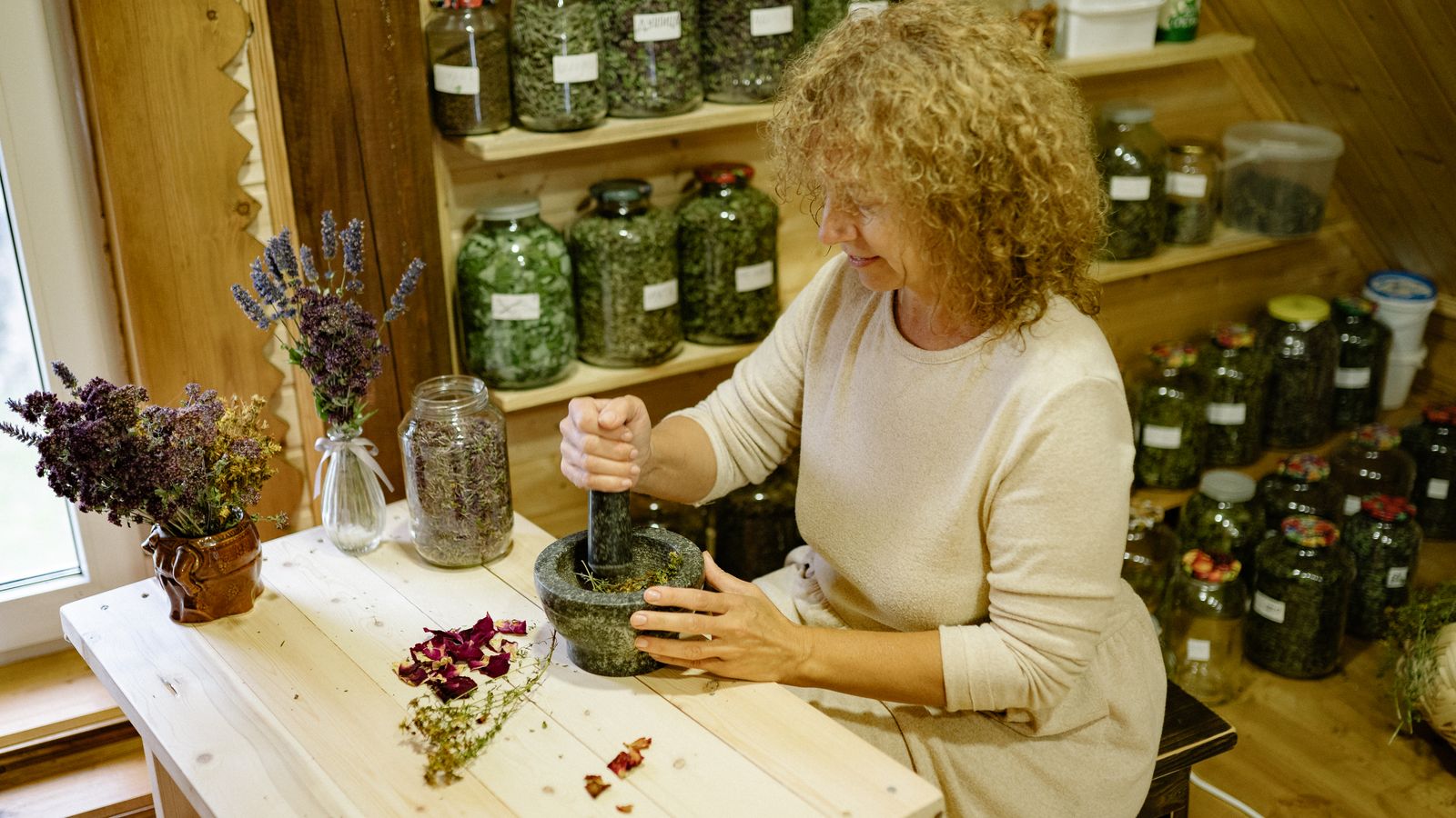 Dried herbs and botanicals