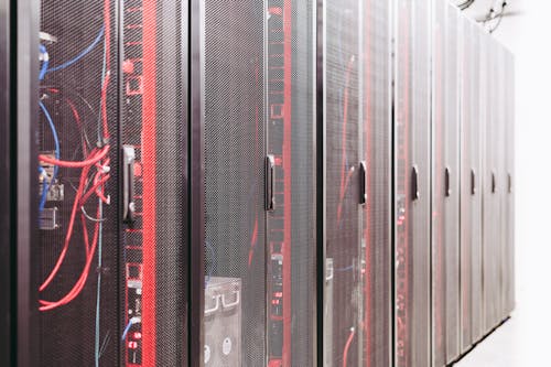 Server Racks on Data Center