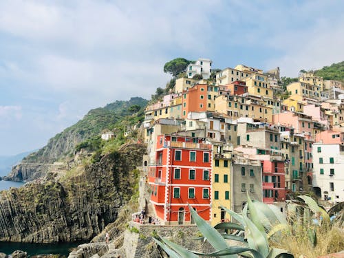 Gratis lagerfoto af arkitektur, bjerg, cinque terre