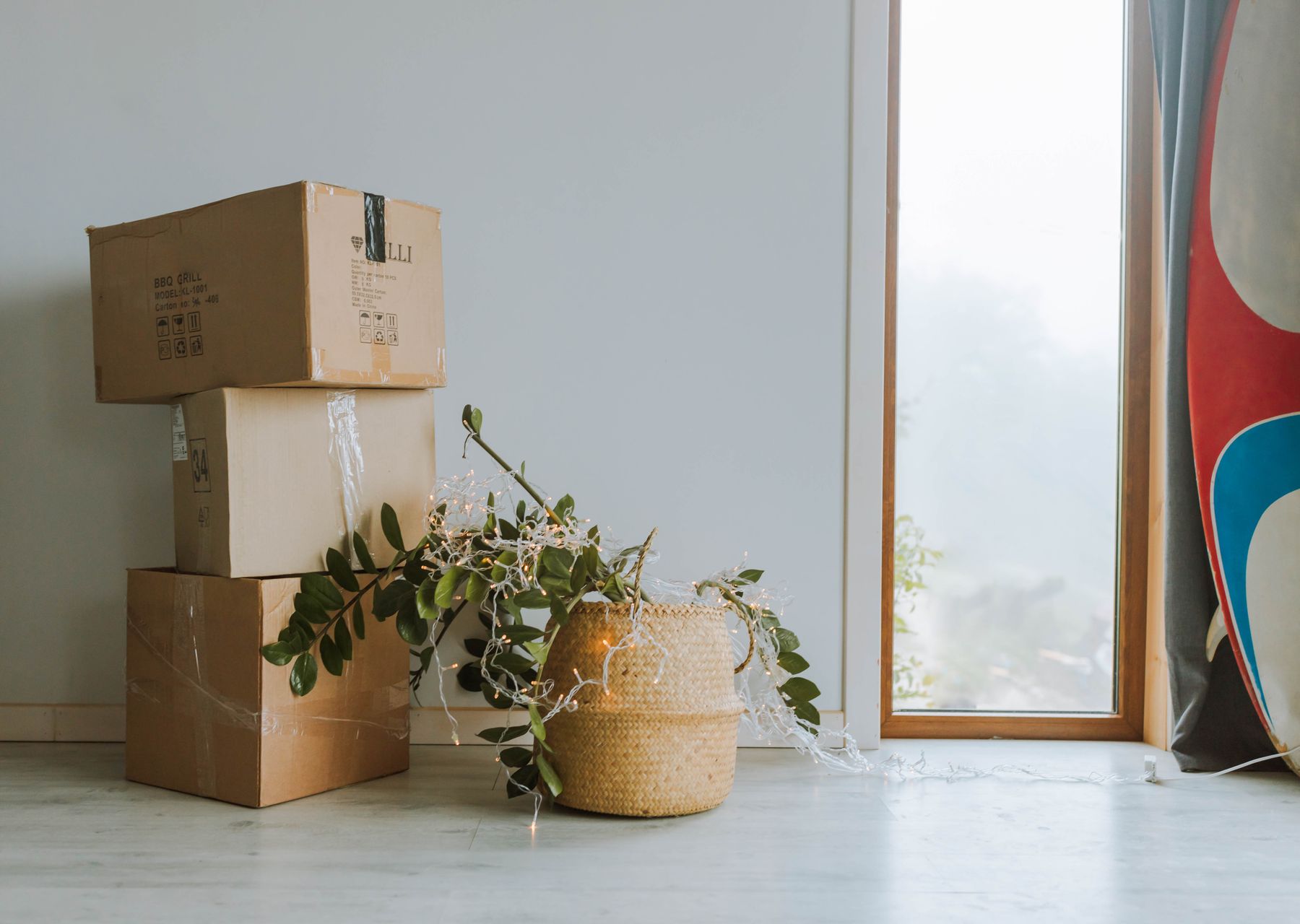 Removals and storage in Earlsfield — crew wrapping and loading on moving day