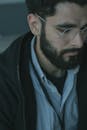 A Bearded Man Wearing Eyeglasses