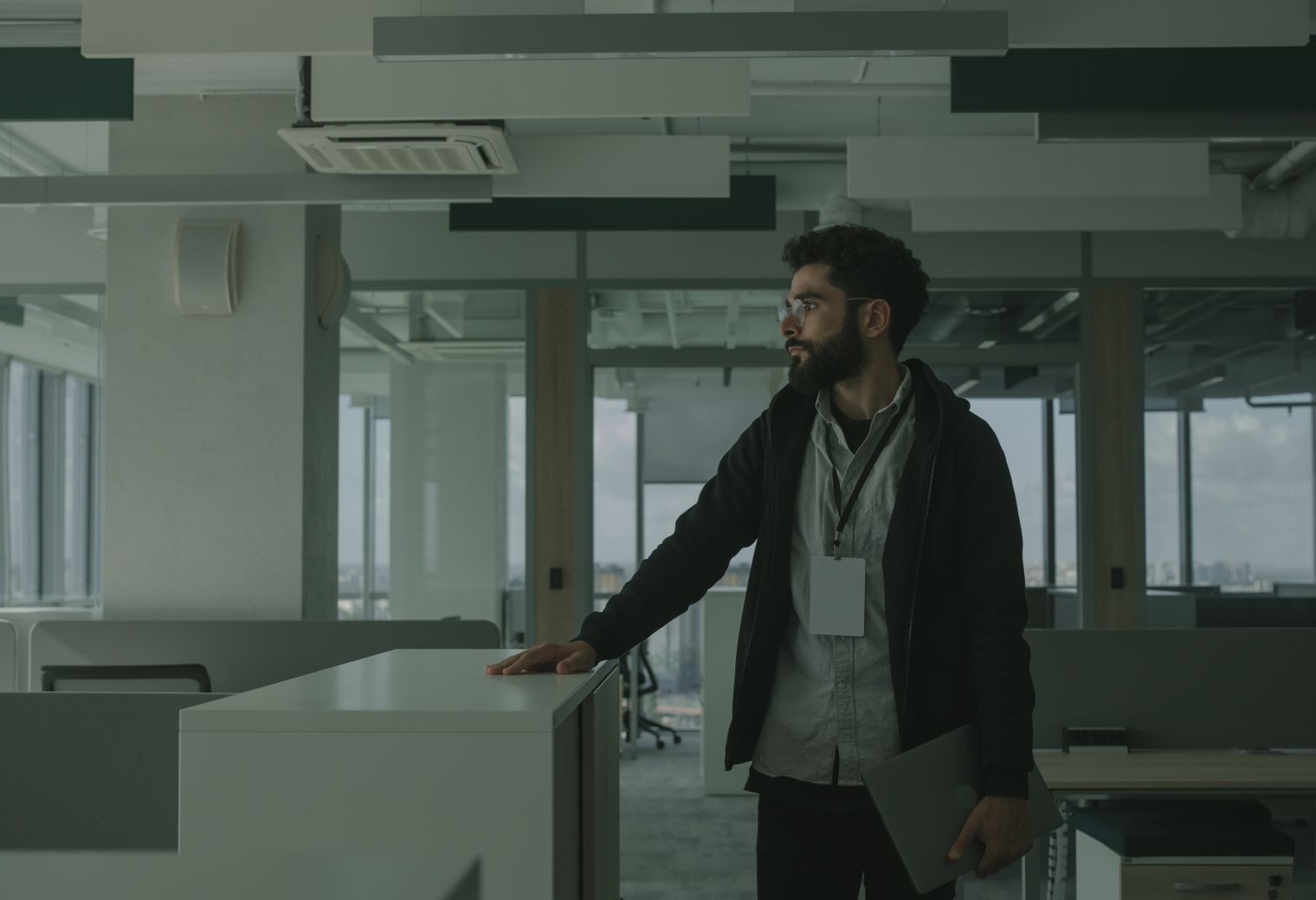 Polruan — office relocation team moving desks and equipment