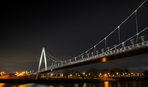 White Bridge during Night Time