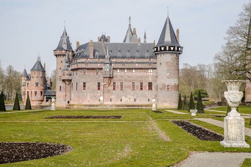 Foto profissional grátis de arquitetura, castelo, castle de haar