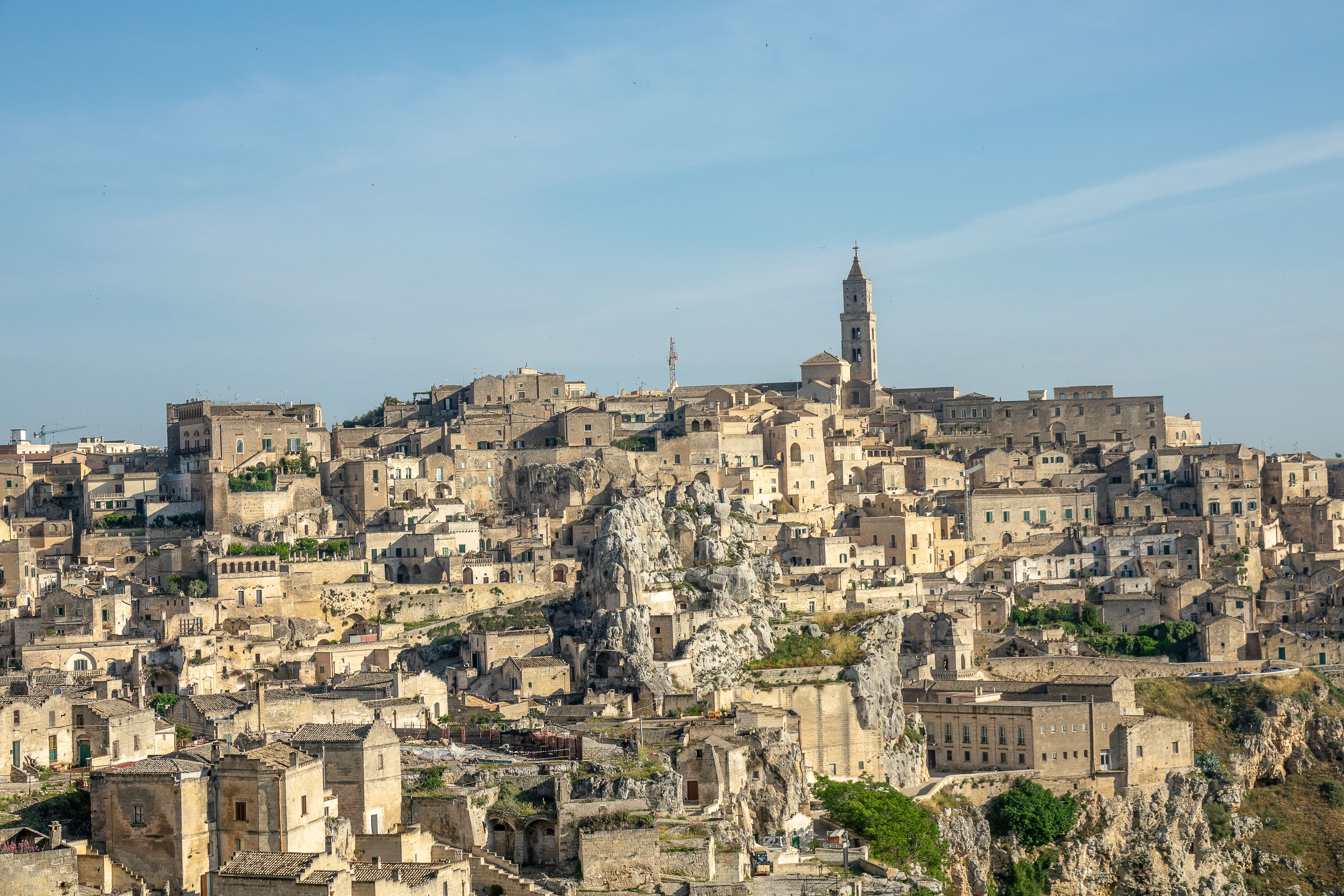 Sassi cave dwellings in Matera, Italy