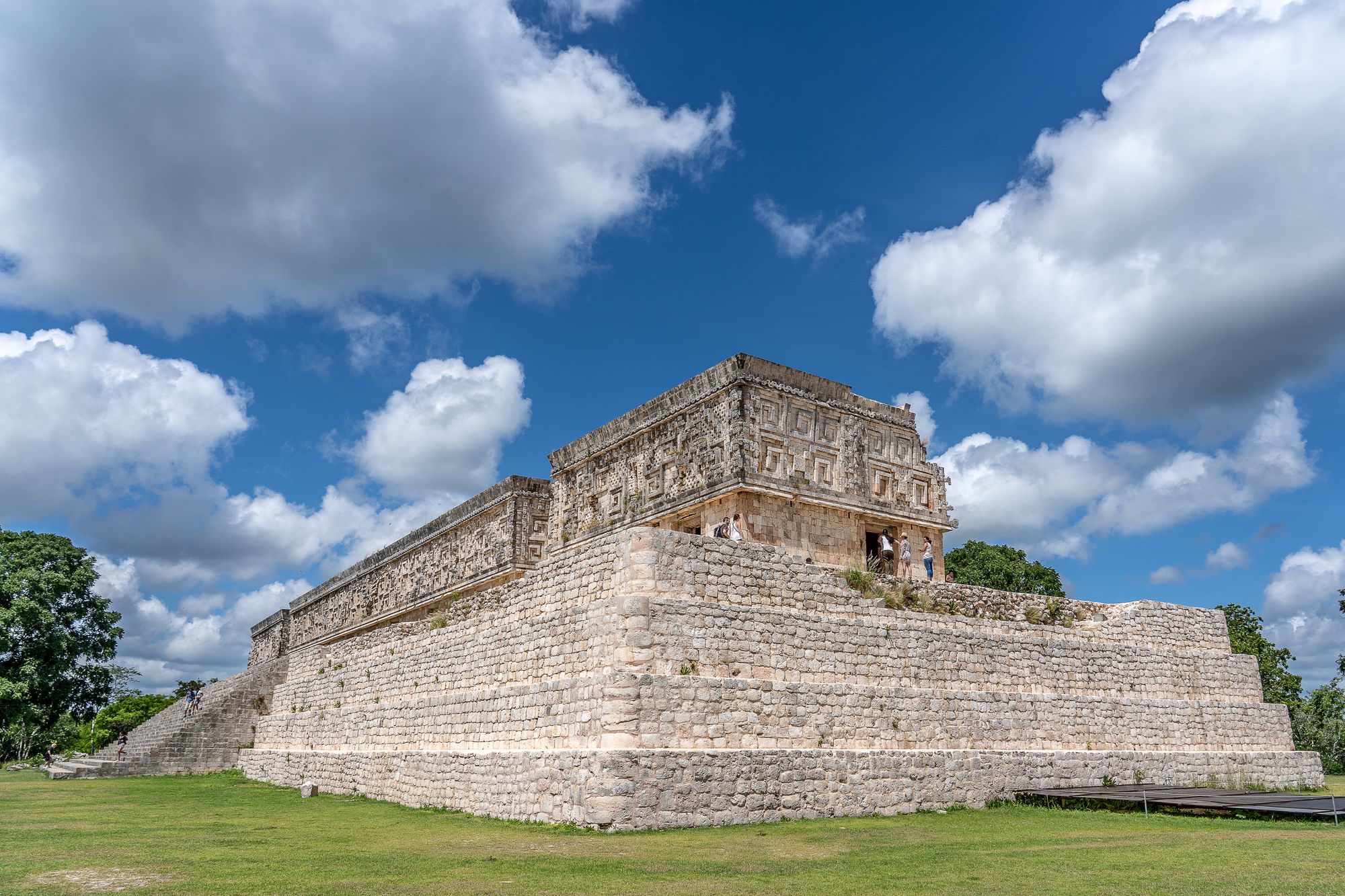 Governor’s Palace at the Maya site of Uxmal in the Yucatán, visited with a certified Maya woman guide