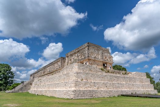 Stone Palace Under Blue Sky