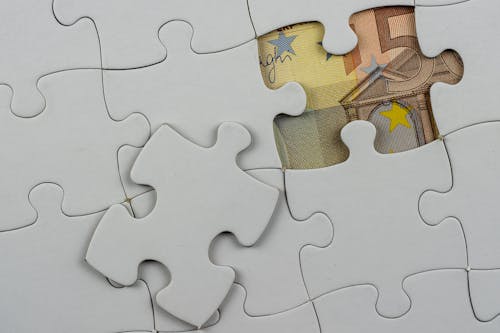 Free White Jigsaw Puzzle Stock Photo