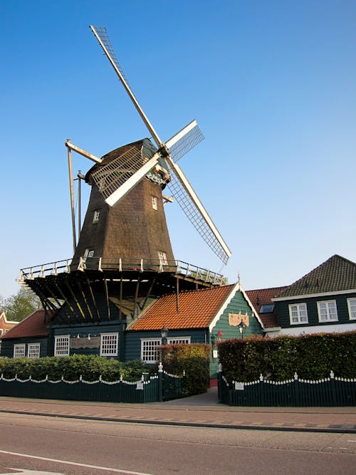 Gratis arkivbilde med Nederland, vindmølle