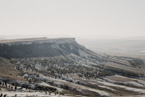 Nature Desert Landscape from Birds Eye View