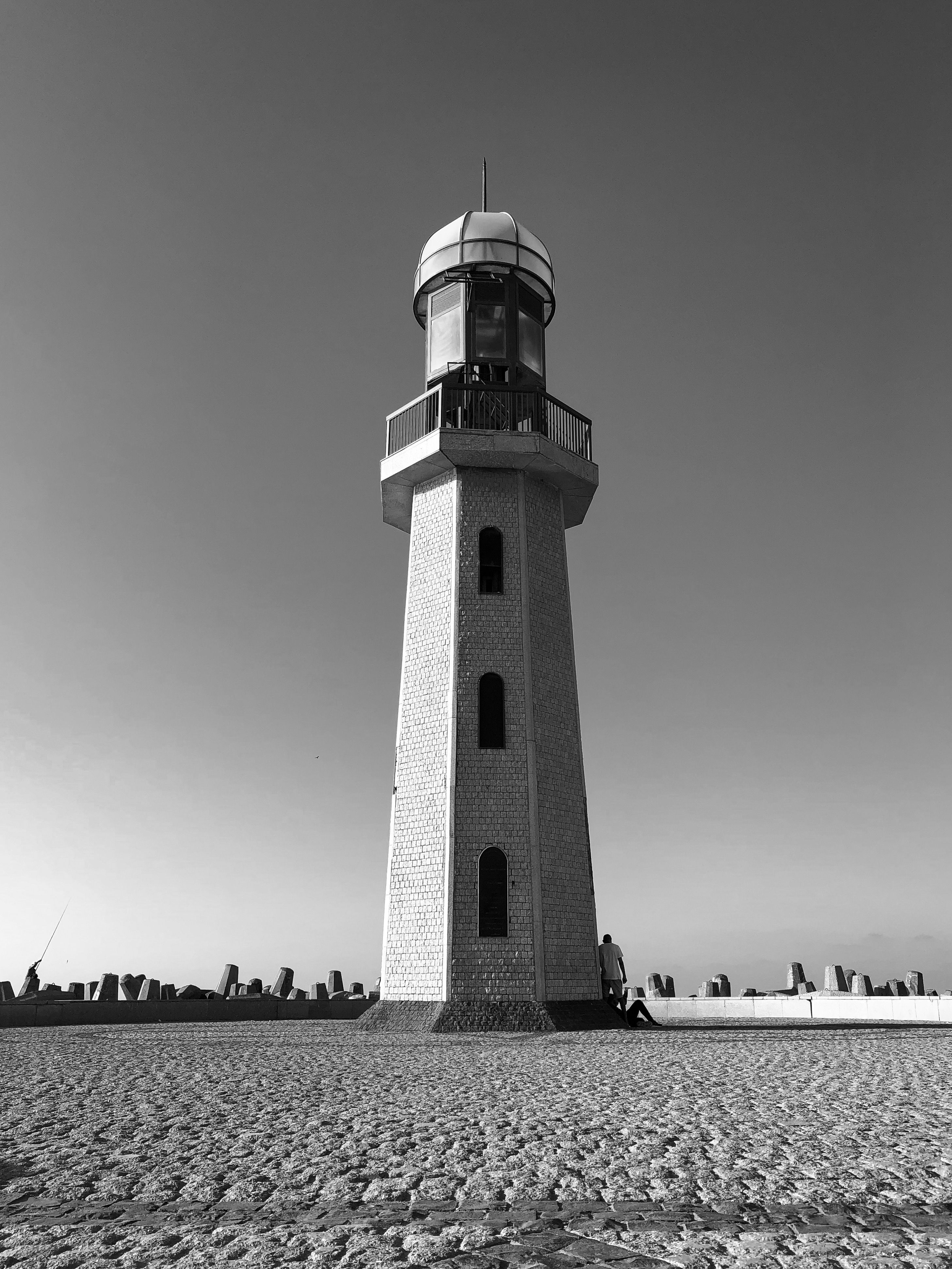 Black and White Photo of a Lighthouse · Free Stock Photo