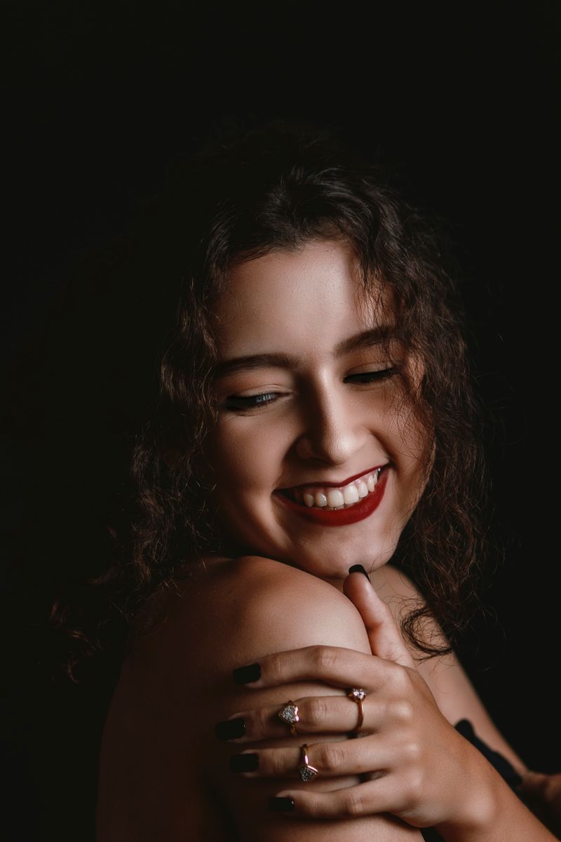 Smiling Black woman portrait