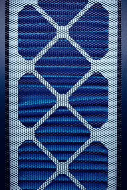 dusty hepa filter close up