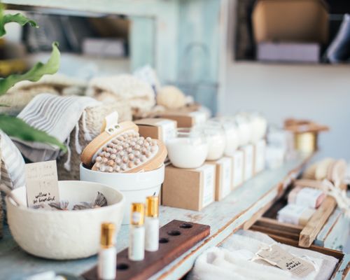 Bathroom materials selected during 3D design consultation
