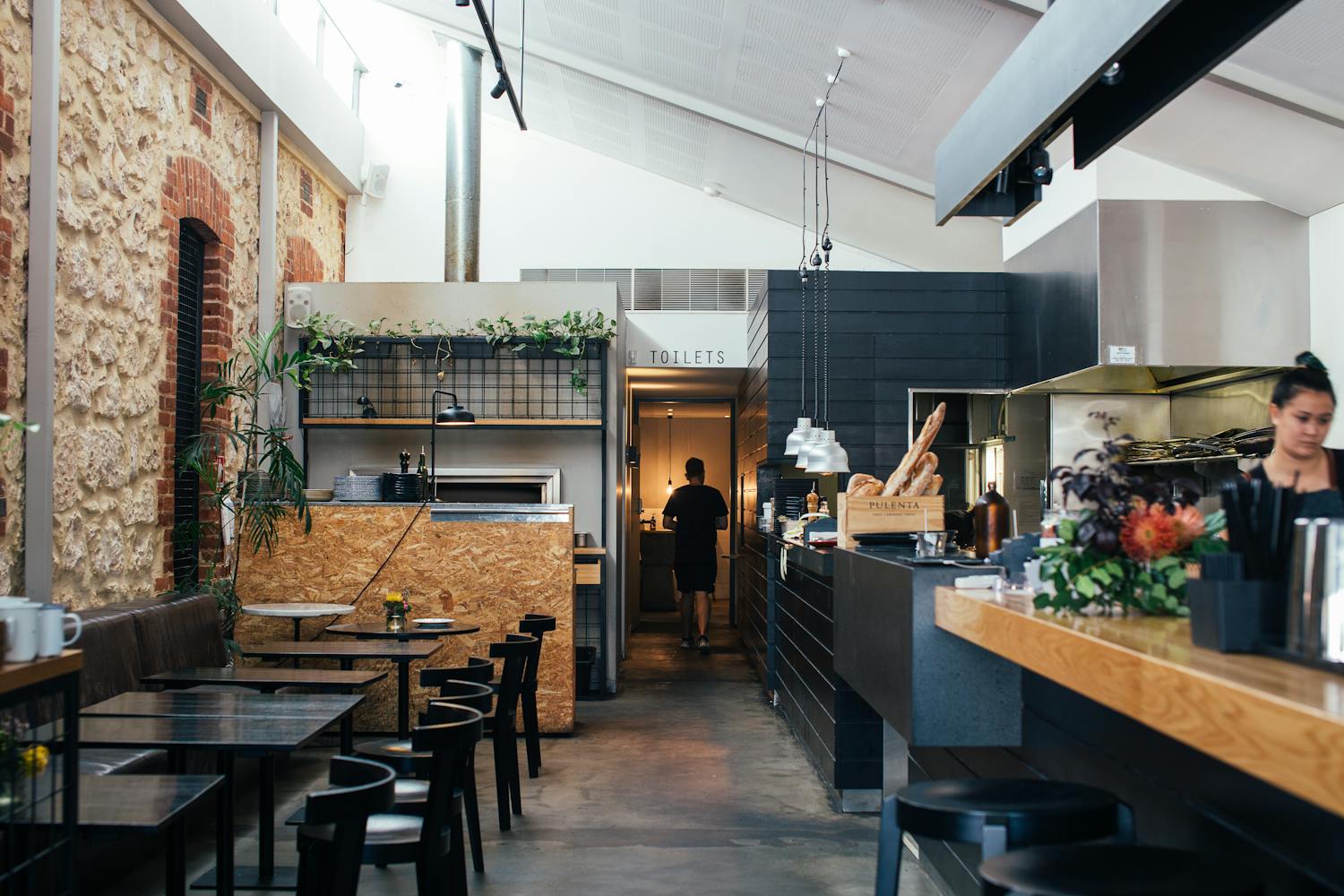 Modern interior at Satori Sandwich Bar