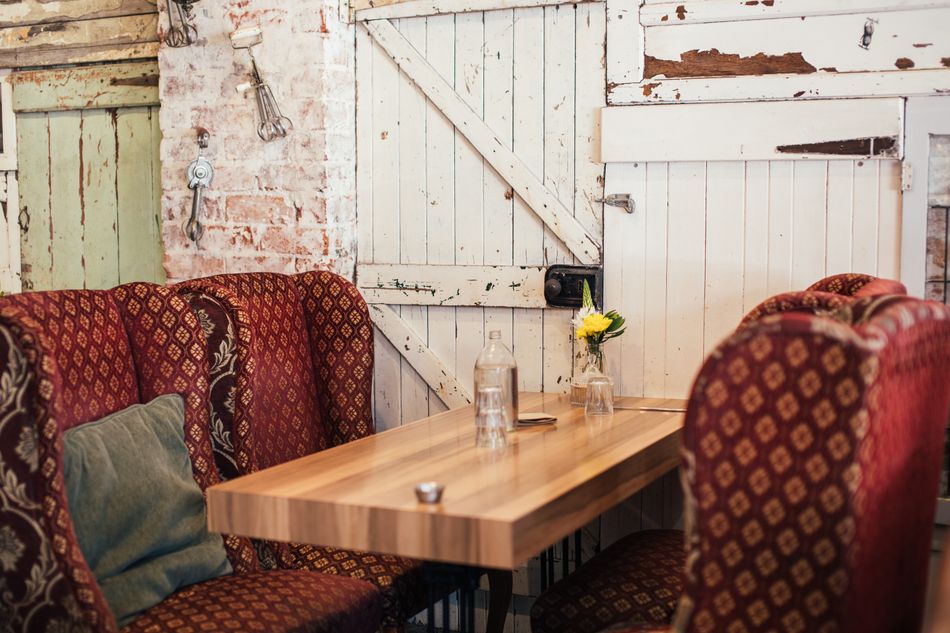Illustrative stock photo of a welcoming vintage café