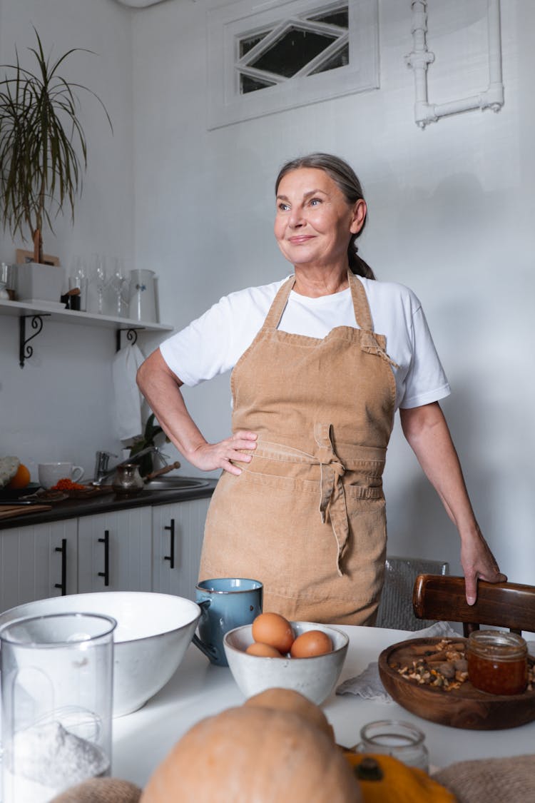 Woman In An Apron 