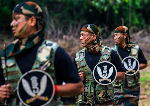 Soldiers on an Outdoor Training 