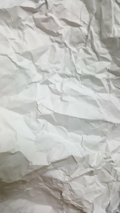 A Photo of Crumpled White Paper