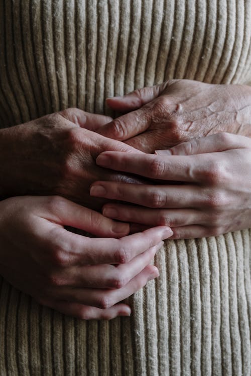 Close-Up Shot of Hands