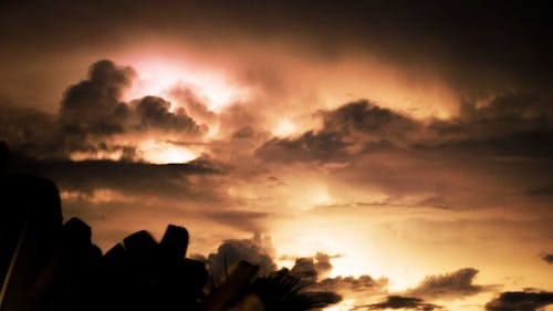 Free stock photo of bad weather, clouds, dark clouds Stock Photo