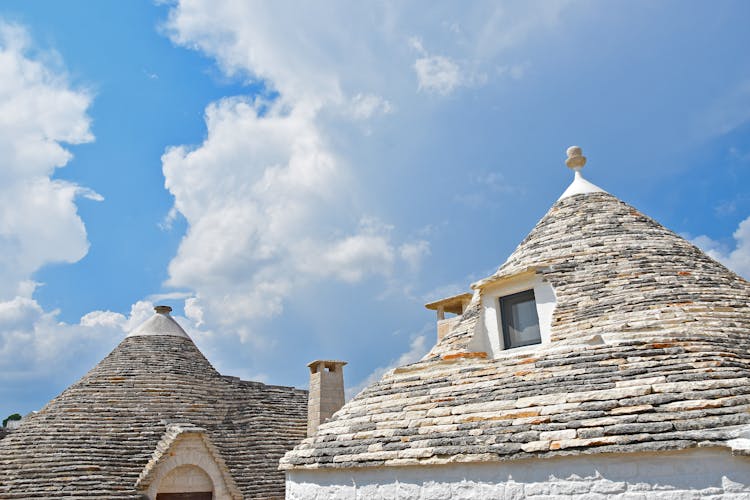 Conical Stone Roofing Of Traditional Apulian Hut