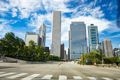 Free Modern Buildings in City Downtown Stock Photo