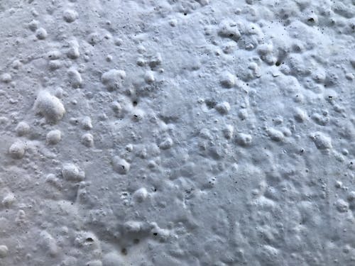 Close up of a Porous Texture of a White Wall