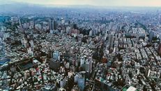 Aerial View of City Buildings