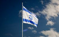 Blue and White Star Flag