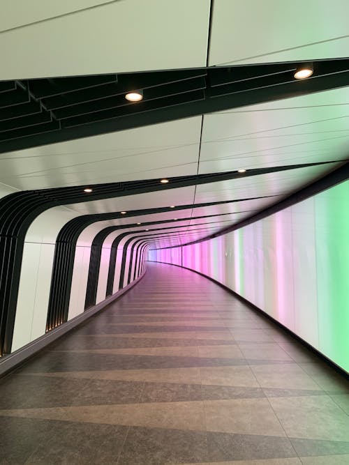 Modern Futuristic Subway Tunnel