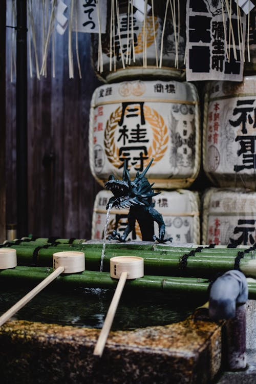 Altar of Japanese Shinto Shrine