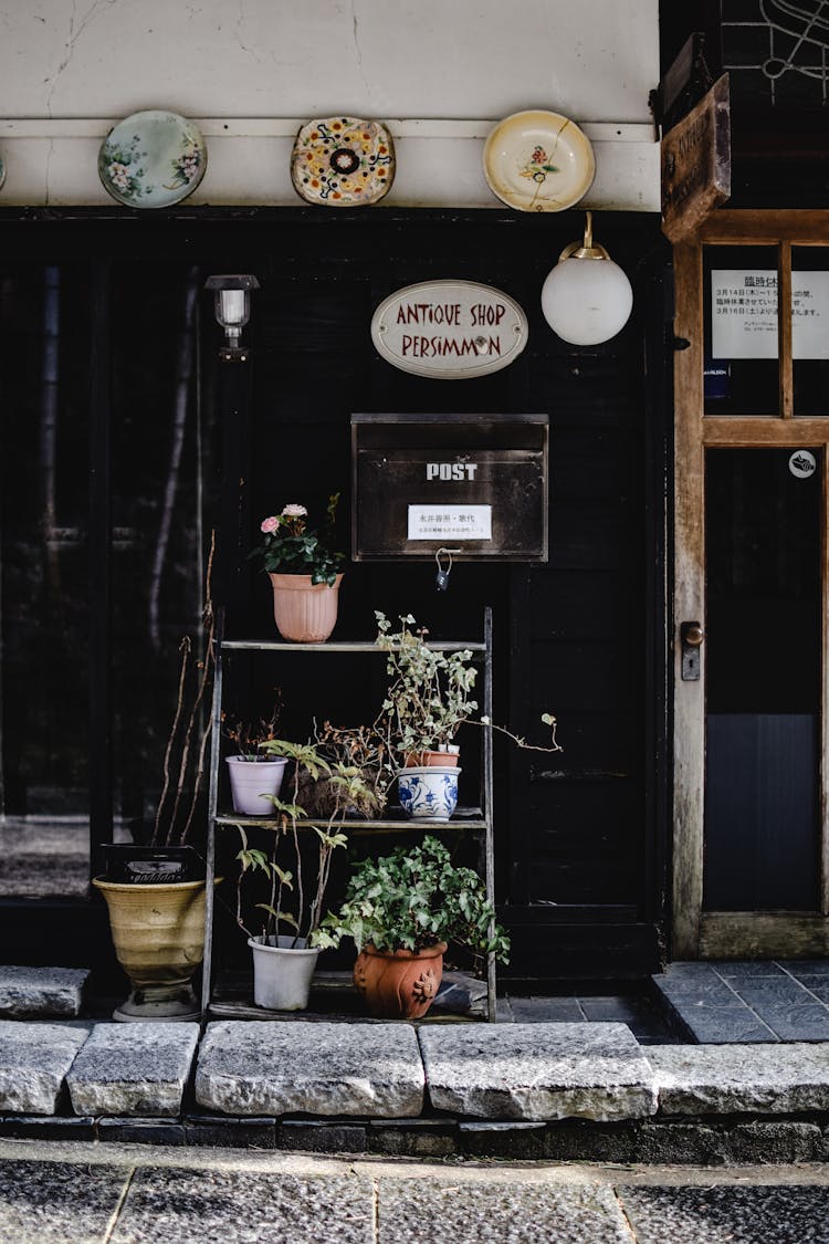 Storefront Of Antique Shop