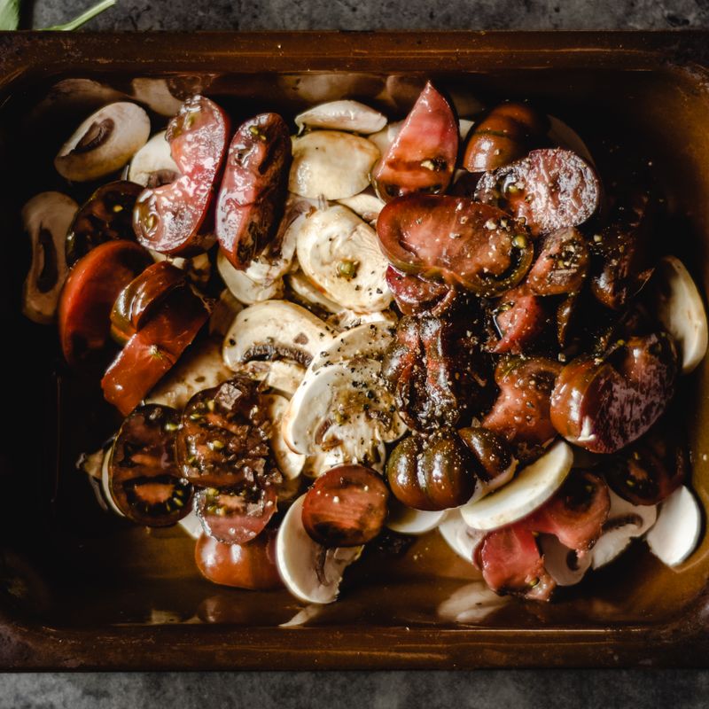 Roasted Mushroom Worcestershire Oil