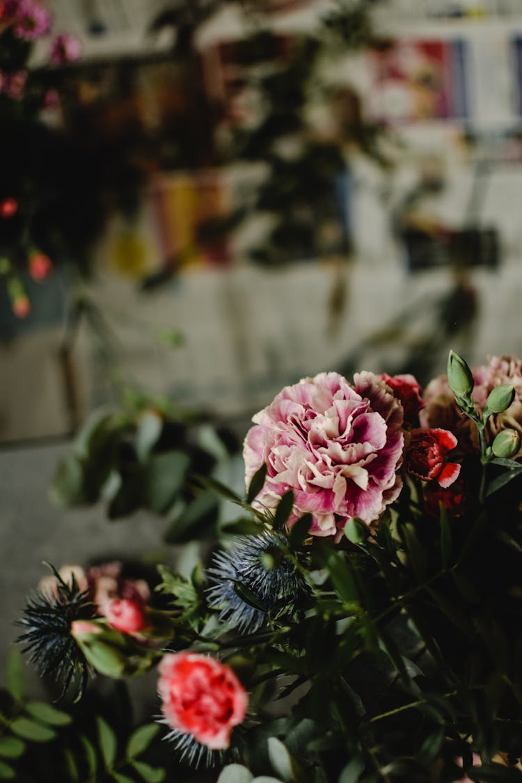 Pink Clove In Bouquet 