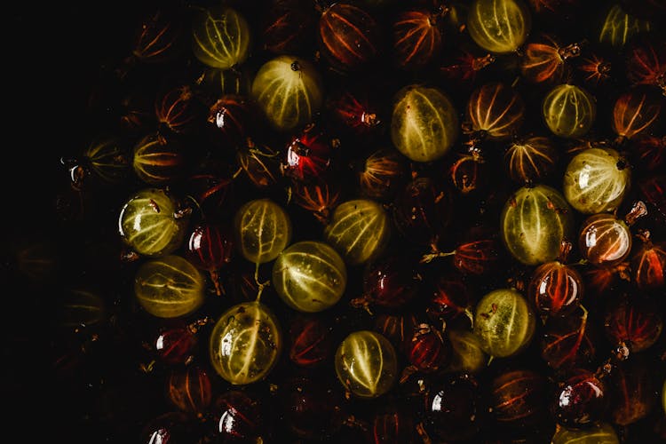 Red And Green Gooseberries