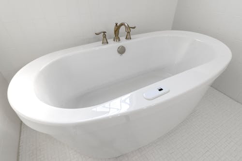 Imagine de stoc gratuită din alb, baie, cadă de baie