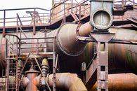 Brown and Gray Industrial Machine