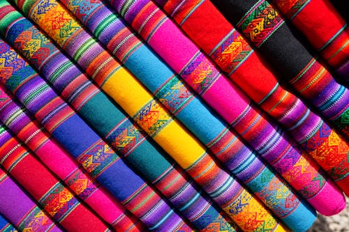 Free Colorful Textiles Stock Photo